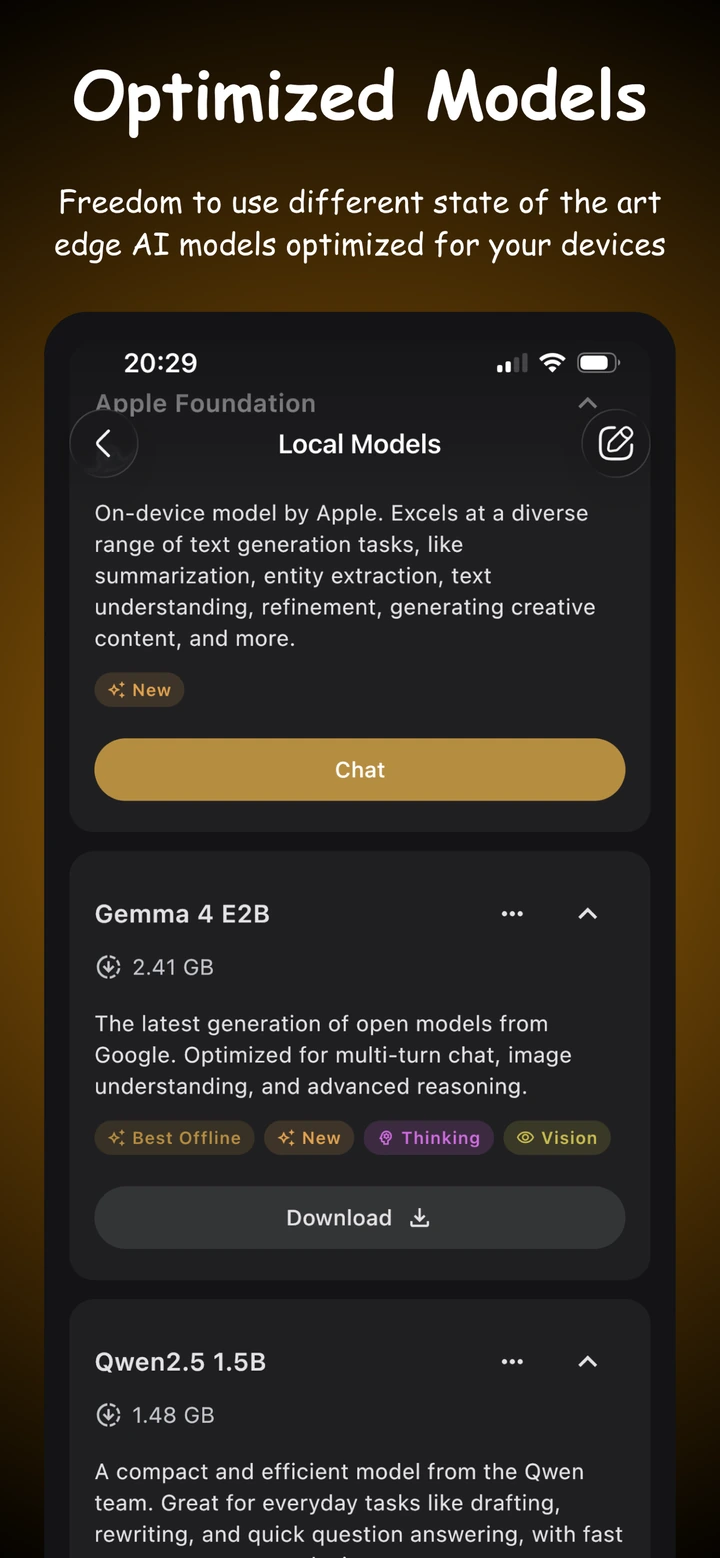 Local AI app screenshot 4